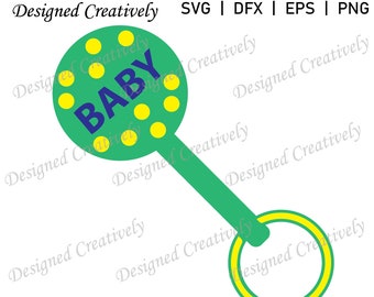 Download Baby Rattle Svg Etsy PSD Mockup Templates