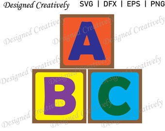 Baby Blocks Svg Etsy