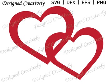 Download Double Heart Svg Etsy