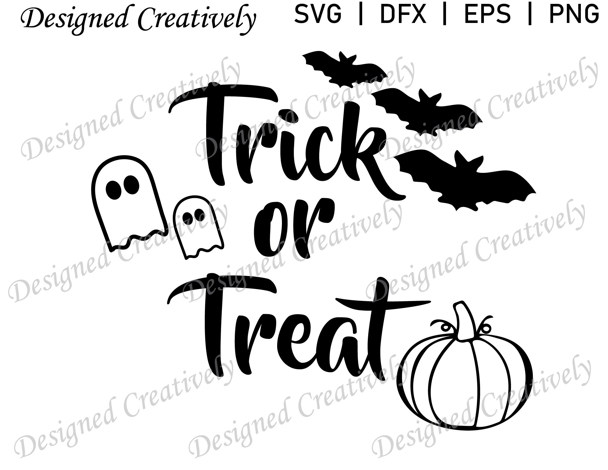 Halloween Bundle SVG, Trick or Treat SVG, Ghost SVG, Bat Svg, Pumpkin ...