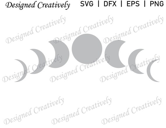 Download Moon Phases Svg Moon Svg Full Moon Svg Moon Phases Clip Etsy