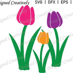Tulips SVG, Flower SVG, Spring Flowers SVG, Flowers svg, Flower Cut File, Flower Clip Art, Spring svg, Flower png, Springtime svg, Tulip svg