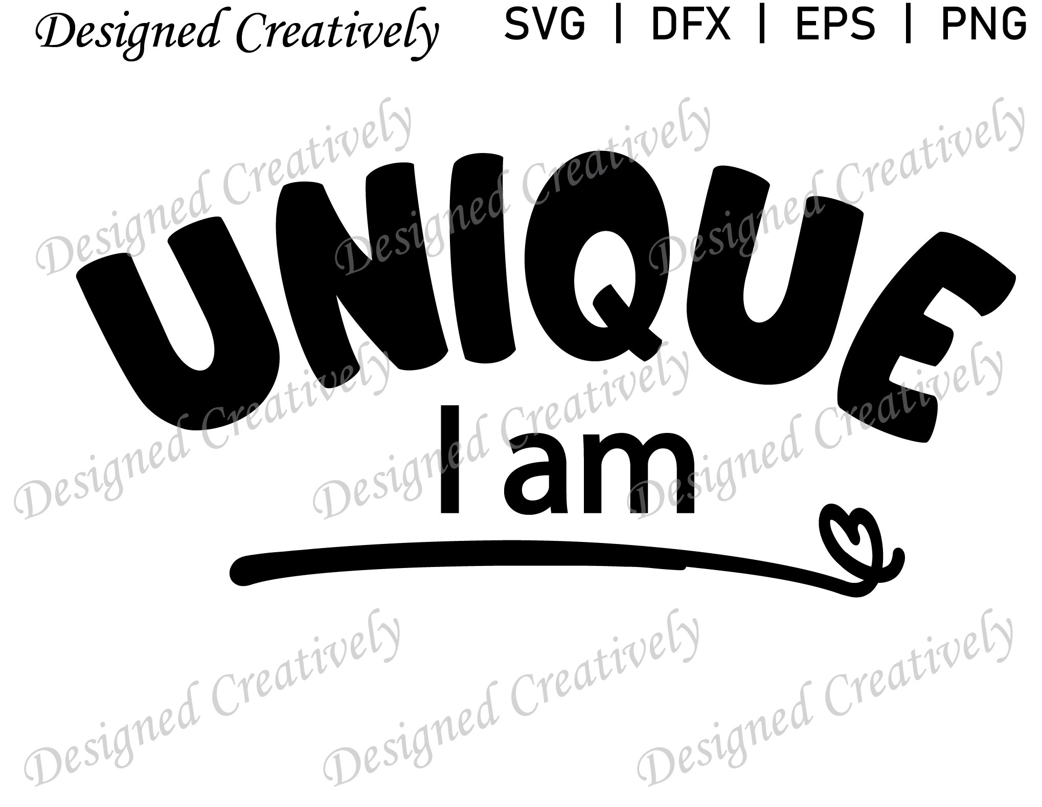 Unique I Am SVG Be Unique SVG Unique SVG I Am Unique svg | Etsy