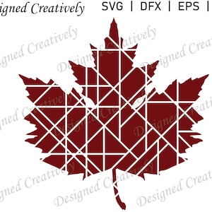 Oh Canada SVG, Canada SVG, Canada Day SVG, Maple Leaf svg, Canada Maple Leaf svg, Geometric Maple Leaf svg, Tree Leaf svg, Canadian svg,