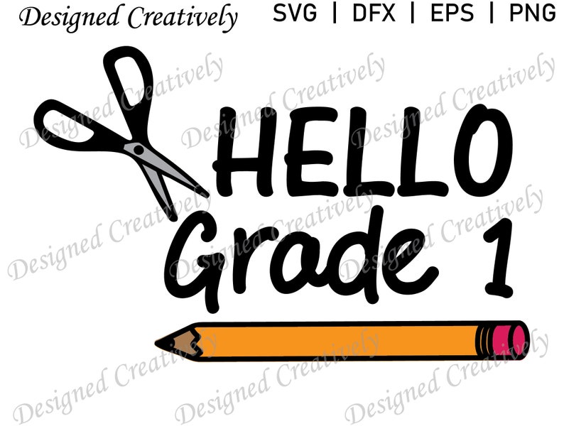 Download Grade 1 Cut File Grade 1 Clip Art Scissors Svg Grade 1 Svg Pencil Svg School Svg Hello Grade 1 Svg Schools Svg Grade 1 T Shirt Svg Clip Art Art Collectibles