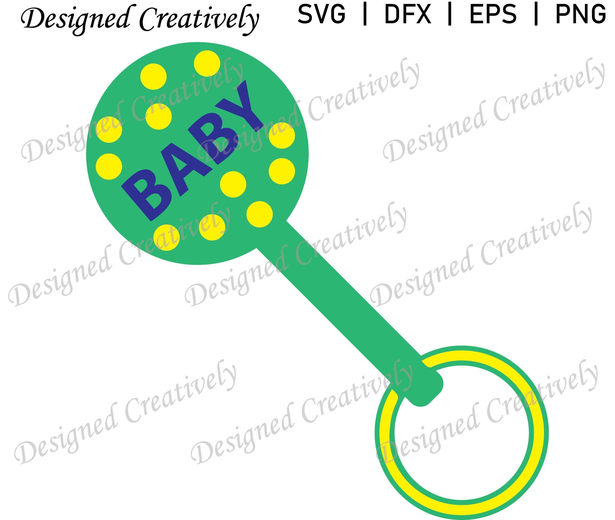 Baby Rattle SVG Baby SVG Baby Toy SVG Baby svg Baby Rattle Etsy