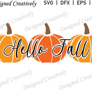 Otoño SVG, Otoño SVG, Calabazas de Otoño SVG, Hello Fall svg, Otoño Tema svg, Otoño Decor svg, Otoño Decoración svg, Otoño Temporada svg, Otoño png
