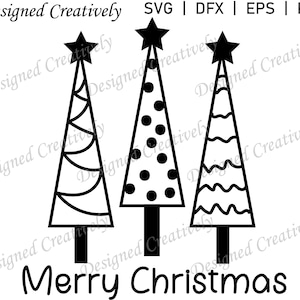 Merry Christmas SVG, Christmas Tree SVG, Christmas SVG, Christmas Trees svg, Merry Xmas svg, Xmas svg, Christmas Tree Clip Art, Christmas