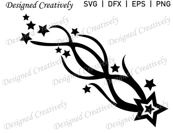 Star SVG, Shooting Star SVG, Stars SVG, Celestial svg, Star Clip Art, Star Cut File, Star png, Shooting Star png, Star Decal svg, Celestial