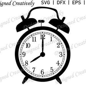 Wecker SVG, Uhr SVG, Zeit SVG, Wecker ClipArt, Uhr ClipArt, Vintage Wecker Svg, Vintage Wecker, Wecker, Uhr, Uhr