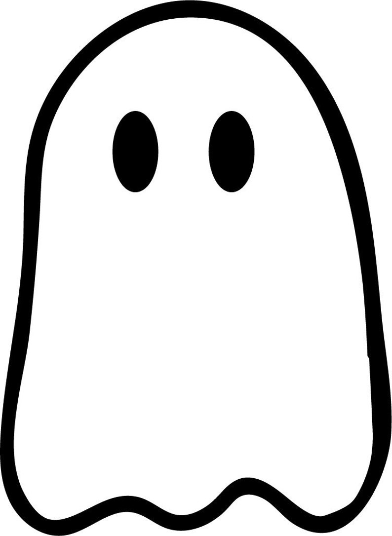 Ghost SVG Halloween SVG Simple Ghost svg Seasonal | Etsy