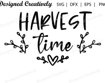 Harvest Time SVG, Fall SVG, Harvest Blessings SVG, Hello Fall svg, Fall Decor svg, Harvest Blessings svg file, Thanksgivings svg, Harvest