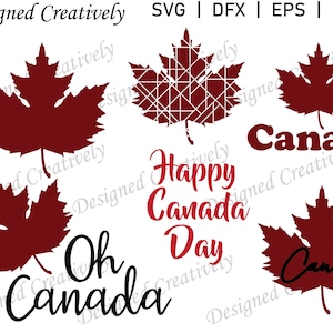 Canada Day Bundle SVG, Canada Day SVG, Canada SVG, Happy Canada Day svg, Oh Canada svg, Maple Leaf svg, Canadian svg, Canadian Maple Leaf