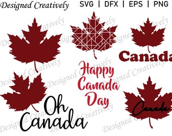 Kanada Tag Bundle SVG, Kanada Tag SVG, Kanada SVG, Happy Canada Day Svg, Oh Kanada Svg, Ahornblatt Svg, kanadische Svg, kanadische Ahornblatt