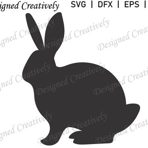 Easter Bunny SVG, Bunny SVG, Rabbit SVG, Easter Bunny Silhouette svg, Easter Bunny Cut File, Bunny Clipart, Rabbit Cut File, Rabbit Clipart