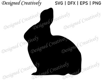 Easter Bunny SVG, Bunny SVG, Rabbit SVG, Easter Bunny Silhouette svg, Easter Bunny Cut File, Bunny Clipart, Rabbit Cut File, Rabbit Clipart