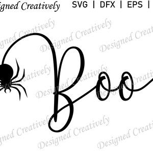 Boo SVG, Halloween SVG, Spider SVG, Halloween Spider svg, Halloween Themed svg, Spooky svg, Halloween Shirt svg, Halloween Decor svg, Boo