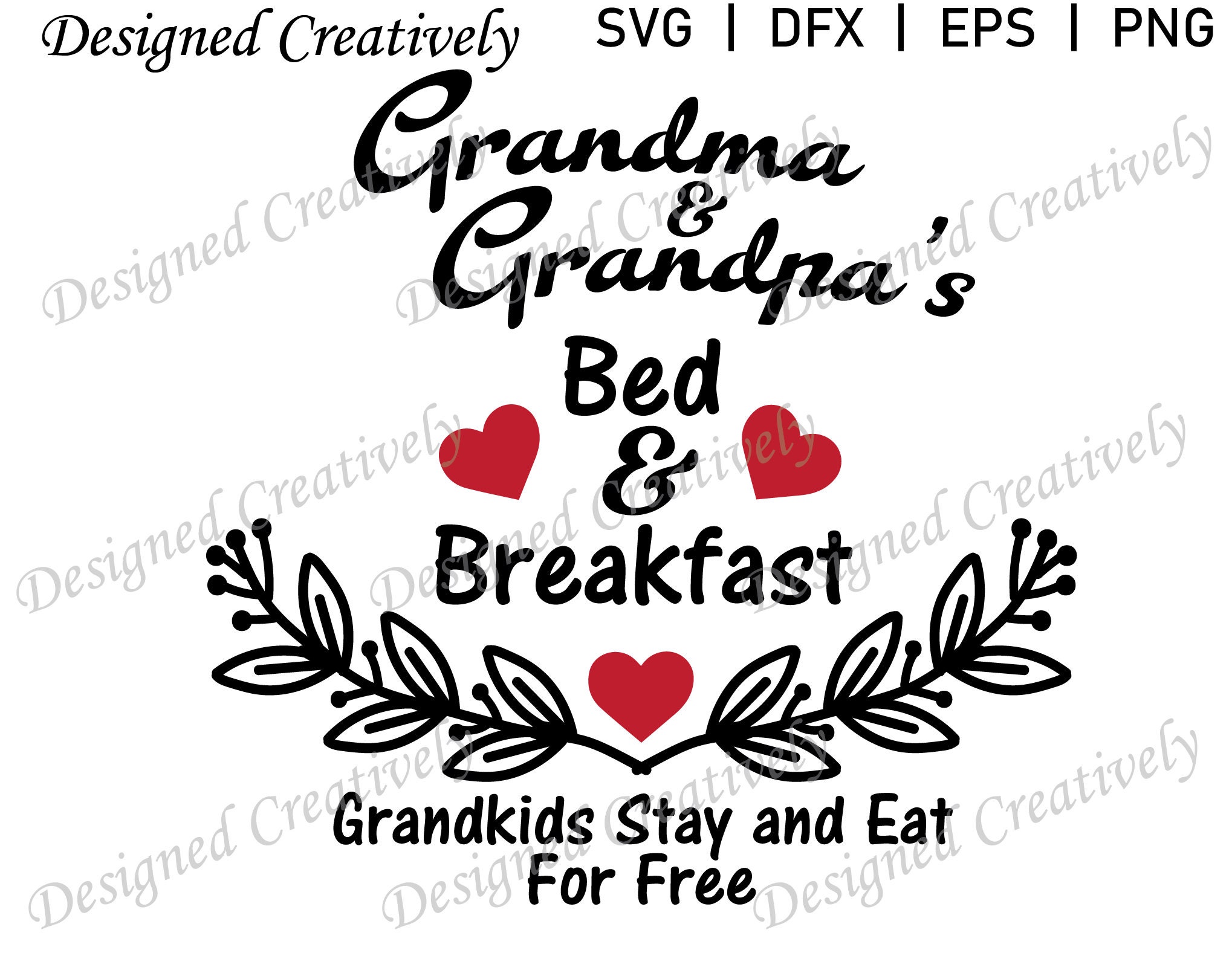 Grandma and Grandpa SVG Grandma SVG Grandpa SVG Bed and Etsy