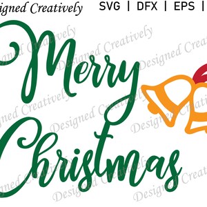 Merry Christmas SVG, Christmas Bells SVG, Christmas SVG, Xmas svg, Bells svg, Merry Christmas png, Christmas Clip Art, Christmas Cut File