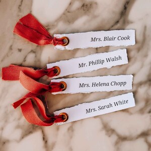EDITABLE PDF, Wedding Guest Name Tags, Guest Name Tags, Rectangle Tags, Wedding Name Place Cards, Plate Tags, Modern, Cursive, Printable