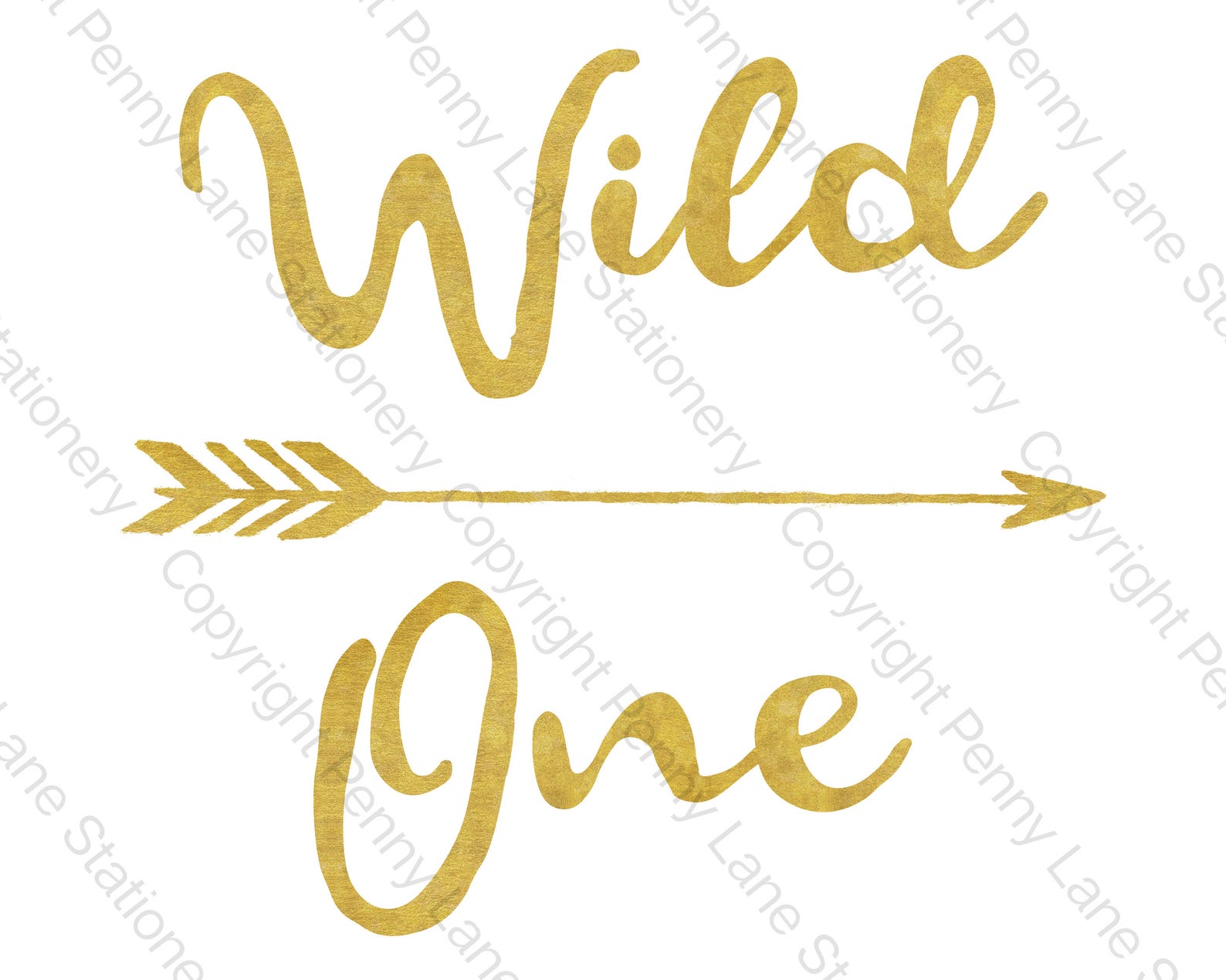 Gold Wild One Sign Printable One Signs Wild One Poster 1st | Etsy
