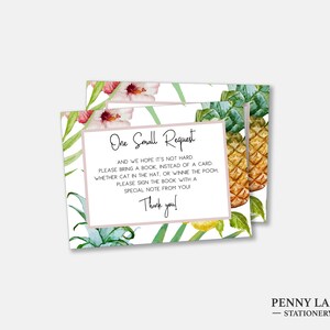 Tropical Envelope Liner, Pineapple Envelope Liner, Printable Envelope Liners, Baby Shower Decorations, Party Decorations, Printable, Digital image 5