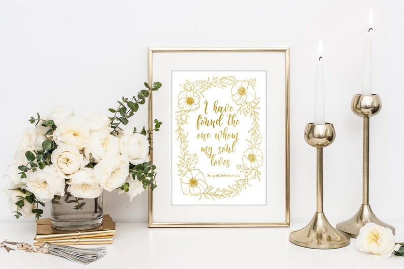 Song Of Solomon Sign Wedding Table Signs Printable Wedding Etsy