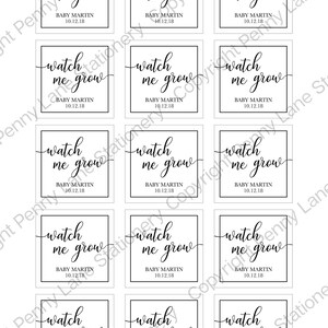 Baby Shower Thank You Tags, Baby Shower Printables, Baby Shower Favours ...