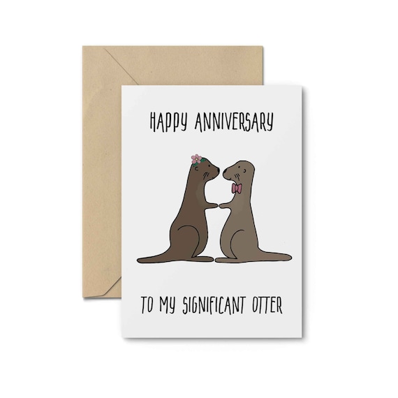 significant-otter-happy-anniversary-card-greeting-card-love-punny