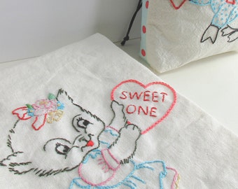 VINTAGE VALENTINES #246  *Hot Iron Transfers* Embroidery Patterns for Craft Stitching