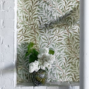 Morris Willow Wallpaper Blätter Bild 1