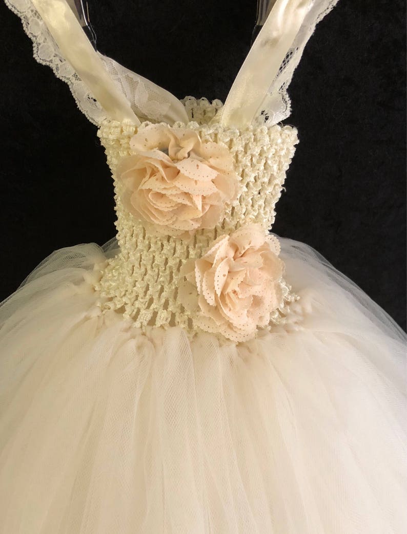 Cream Tutu Dress Flower Girl Carley Connellan