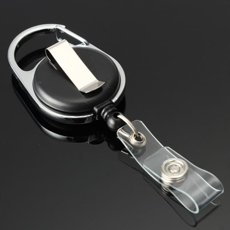 Personalized Badge Reel Retractable ID Badge Holder name Etsy