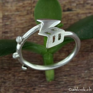 Arrow Adjustable Ring, Open Ring, Sterling Silver Ring, Gift for Her, Simple Ring for Women