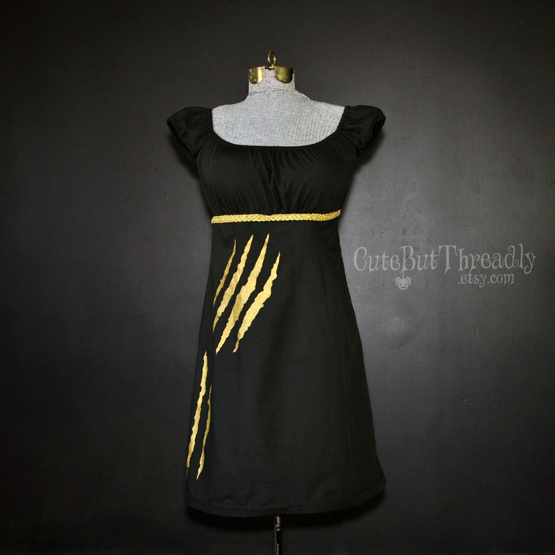 gold babydoll dress