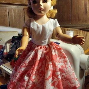 Madame Alexander Cissy and friends Pink print Dress