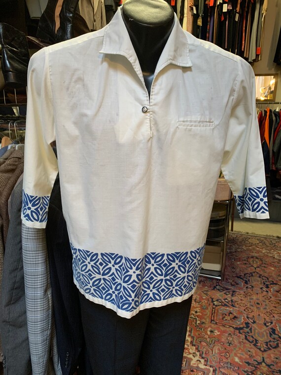 Tiki Top! Fantastic tiki shirt of the 1960s!