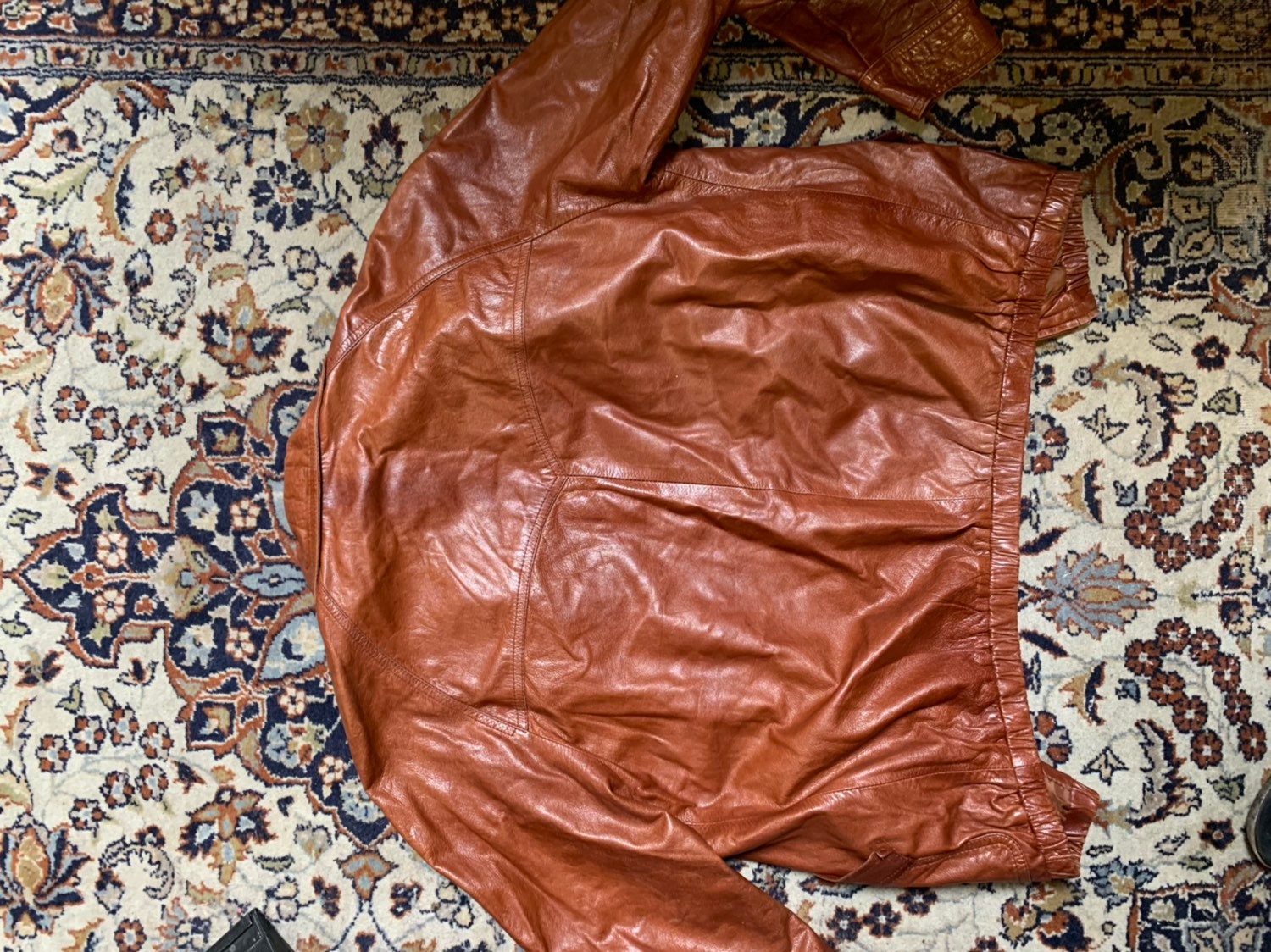 Delightful Caramelcolored Leather Jacket of the 1970s Etsy