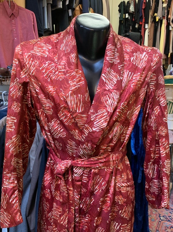 Wonderful rust-colored robe of the 1930s - image 4