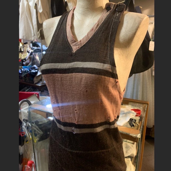 Wonderfully stripey bathing suit of the 1920s!