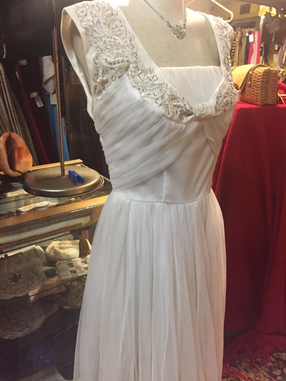 1950s Emma Domb Gown; Terrific for Bridal