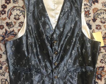 Brocade vest Riverboat Gambler: 1960s style!