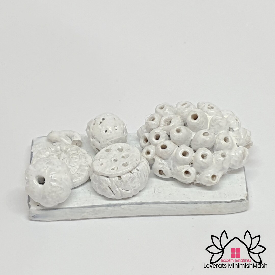1 Inch Miniatures One Inch Scale 1:12 Dollhouse Miniatures Decor Coral Sculpture Artisan ...