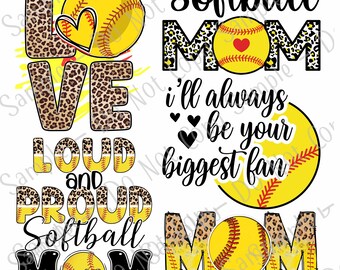 Softball sports, softball mom 2 DTF transfer -pre-made sheet