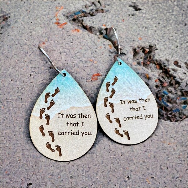 Footprints in Sand Etsy