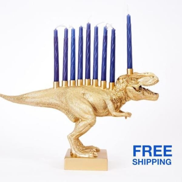 Dinosaur Menorah