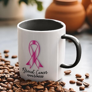 Breast Cancer Awareness Coffee Mug: Survivor Gift