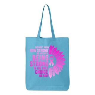 Borsa Tote In Tela Per Sensibilizzazione Sul Cancro Al Seno: Regalo Per Donne, Sopravvissute E Pazienti Chemioterapiche