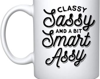 Caneca de café elegante e atrevida - presente engraçado e sarcástico