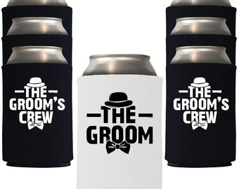 Groom & Crew Can Coolies: bomboniere per addio al celibato e matrimonio (12 pezzi)